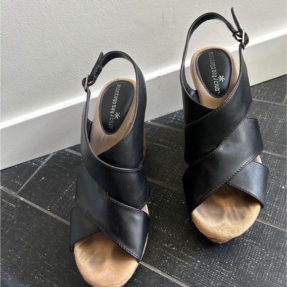 Wedges - Black size 8 - Picture 3 of 5